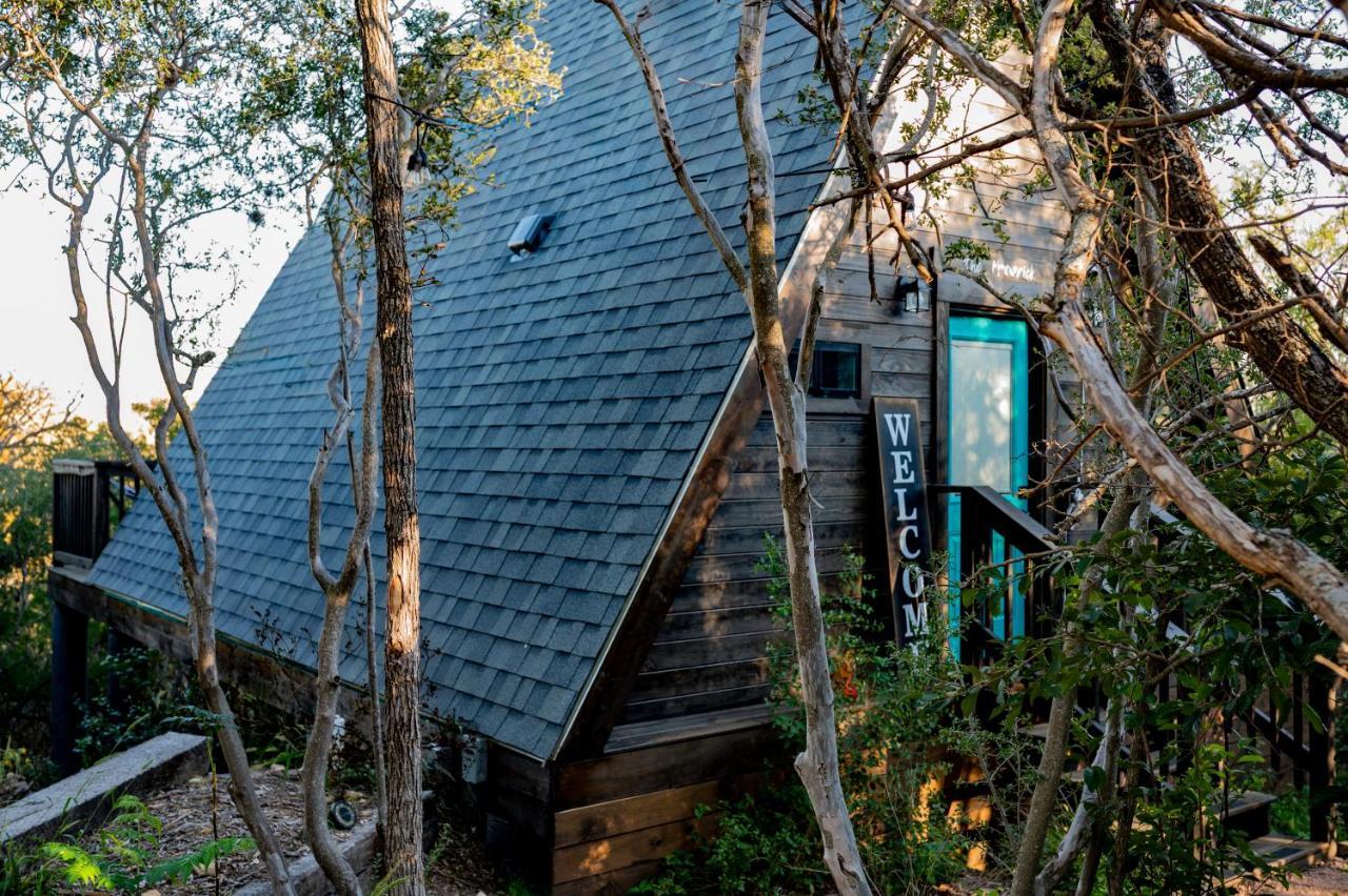 Chalet The Maverick: A-frame W/ Hammock And Tree View New Braunfels
