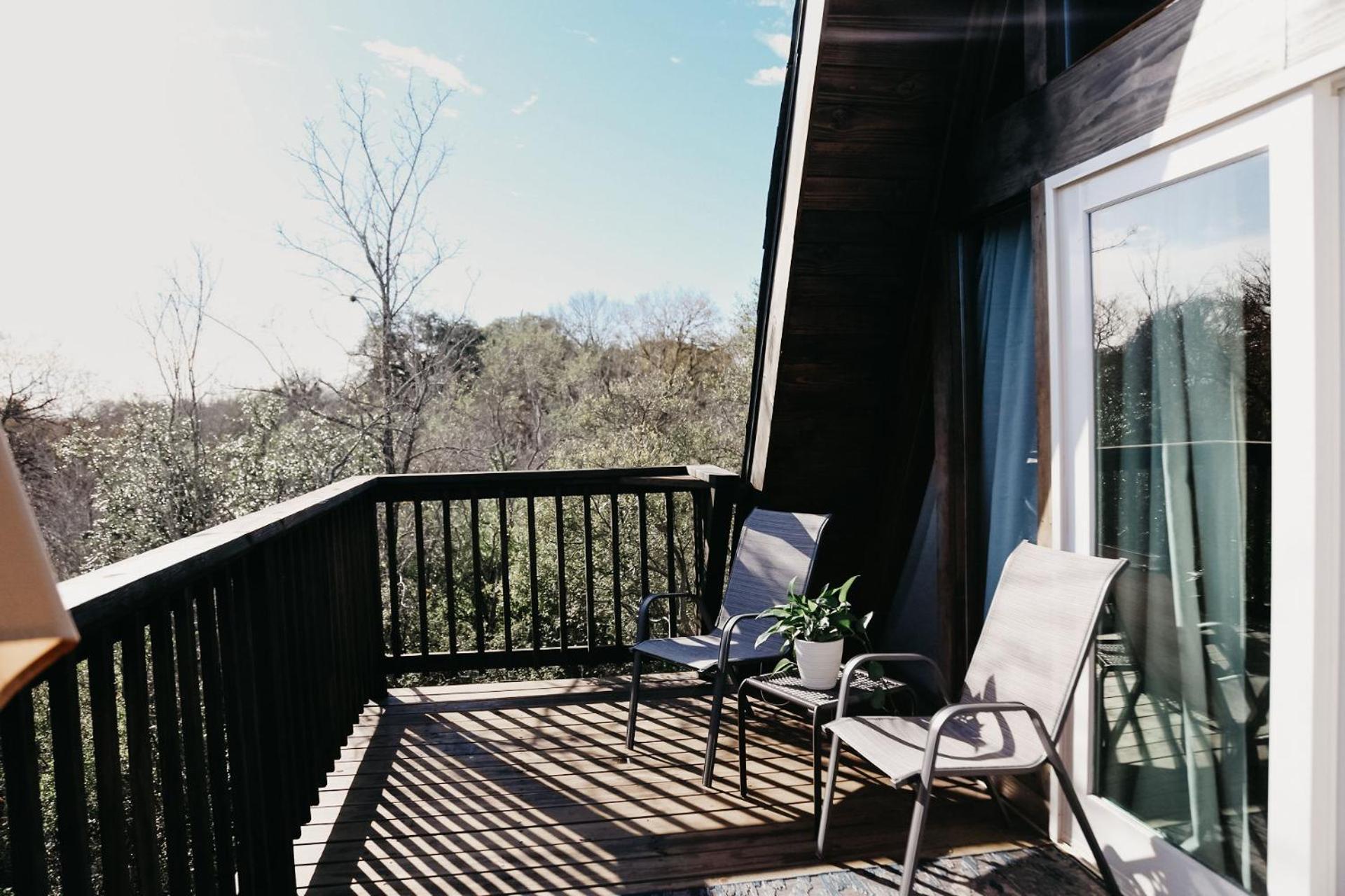 Chalet The Maverick: A-frame W/ Hammock And Tree View New Braunfels